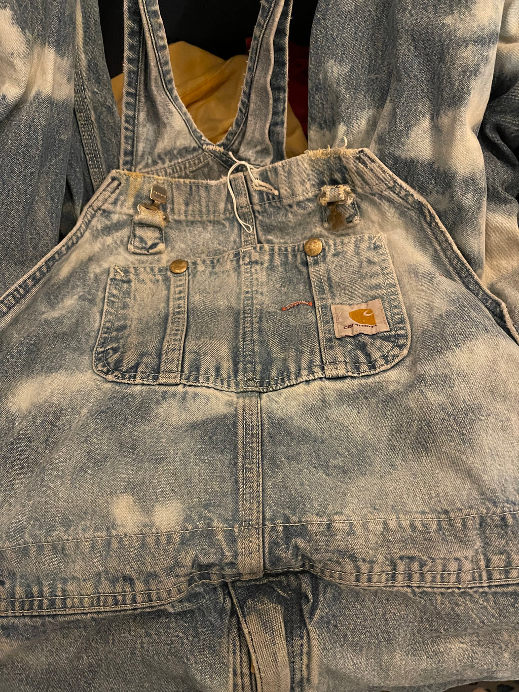 Carhartt Vintage Bleach Dyed Overalls – rapp goods co