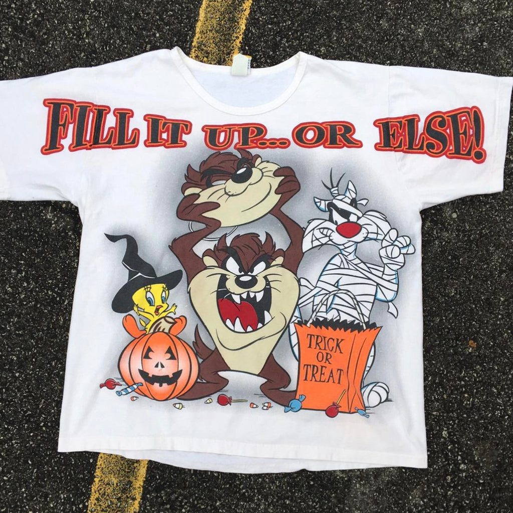 1999 Taz Looney Tunes Halloween Tee