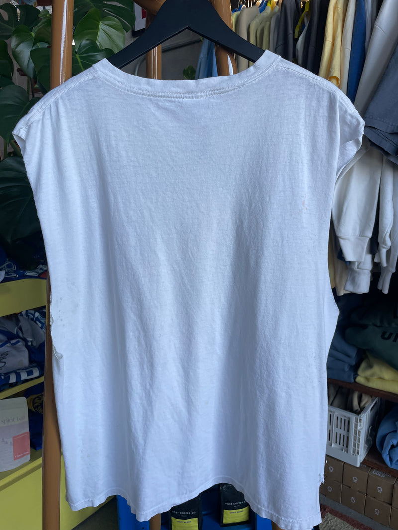 1996 Texas Rangers Cut Off Sleeve Tee