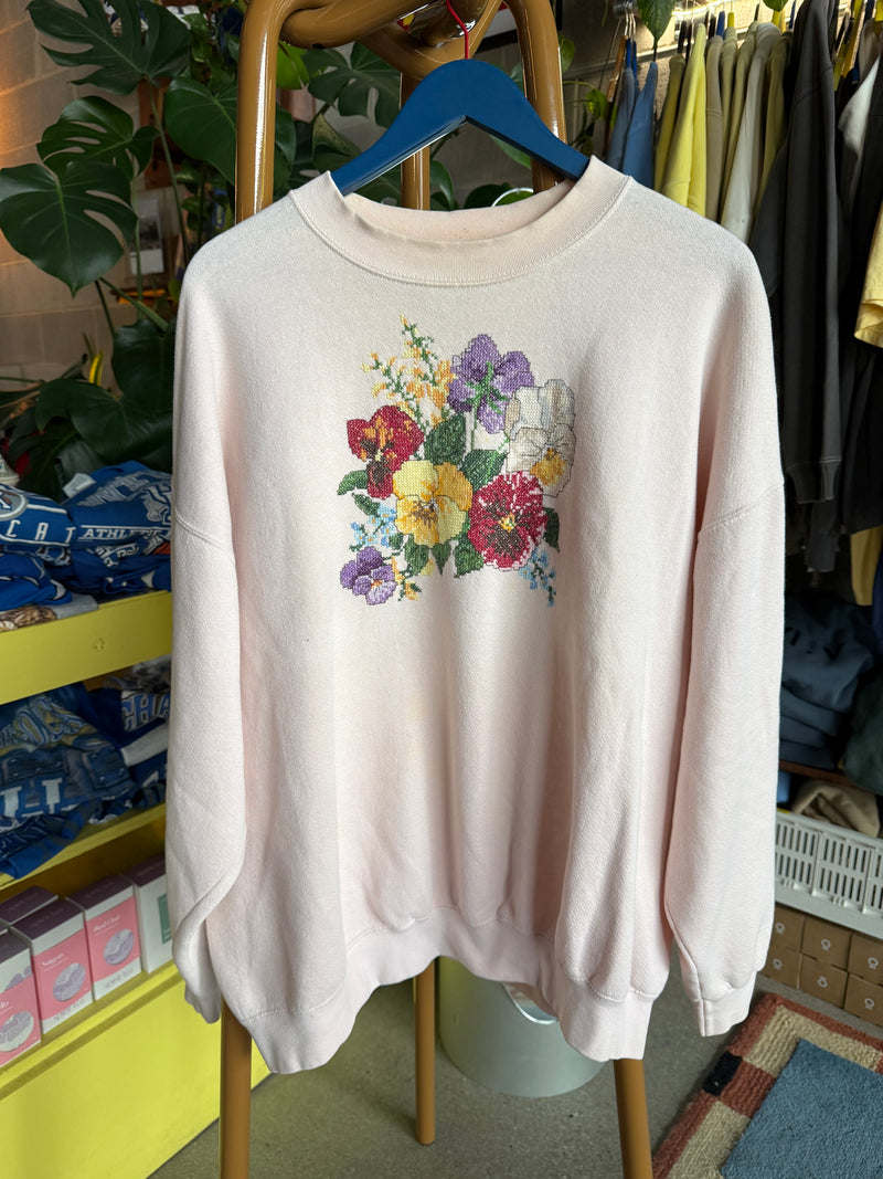 1990’s Flower Crewneck