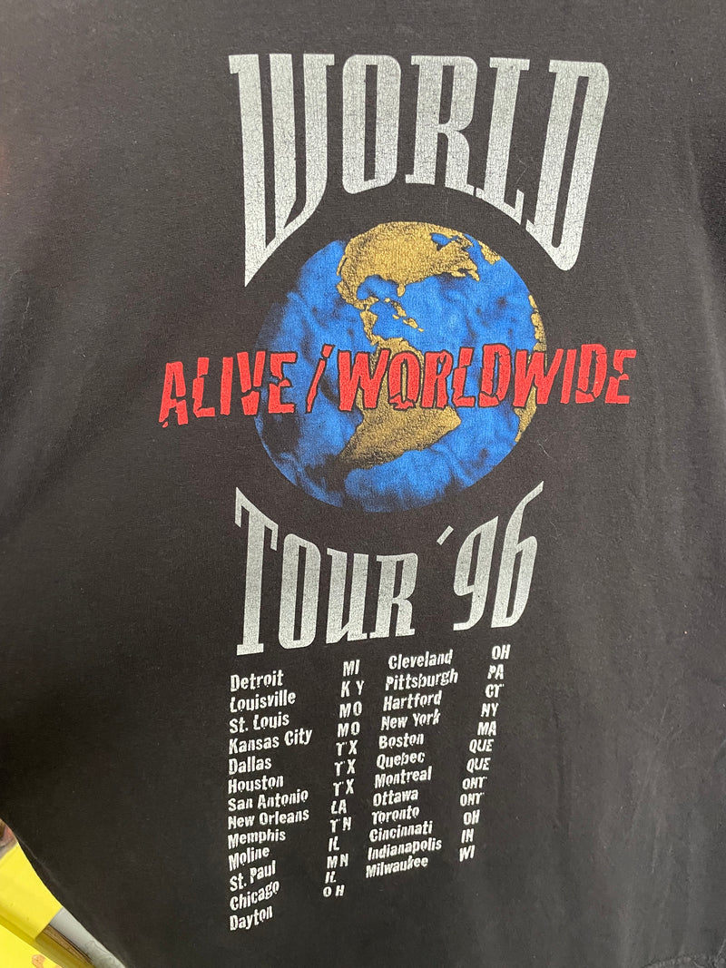 1996 Kiss World Tour Tee
