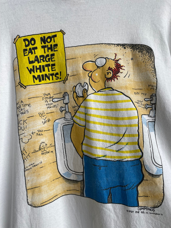 1991 Funny Don’t Eat The Urinal Mints Tee