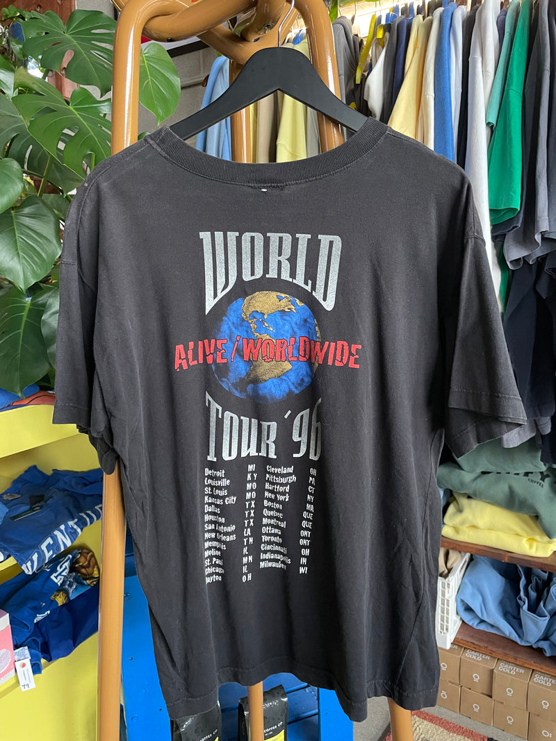 1996 Kiss World Tour Tee