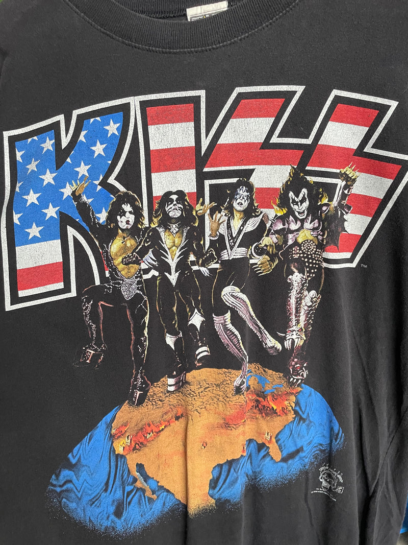 1996 Kiss World Tour Tee