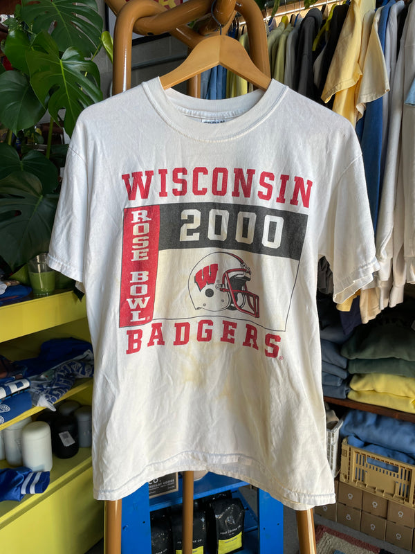 2000 Wisconsin Badgers Rose Bowl Tee - M