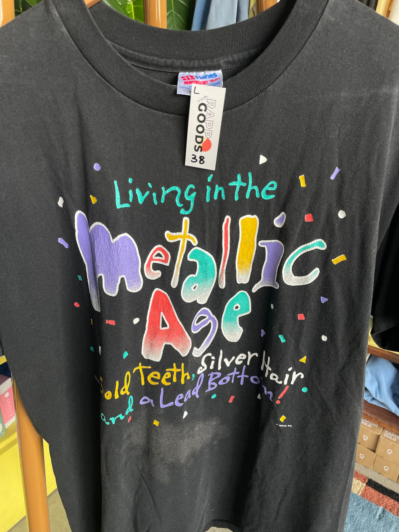 Living in the Metallic Age Tee