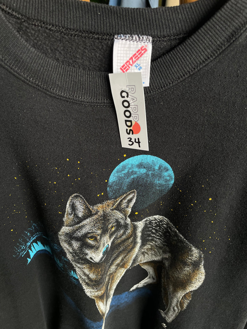 Wolf Vintage Jerzees Crewneck