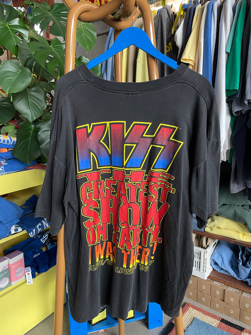 1996 Kiss Alive World Tour Tee