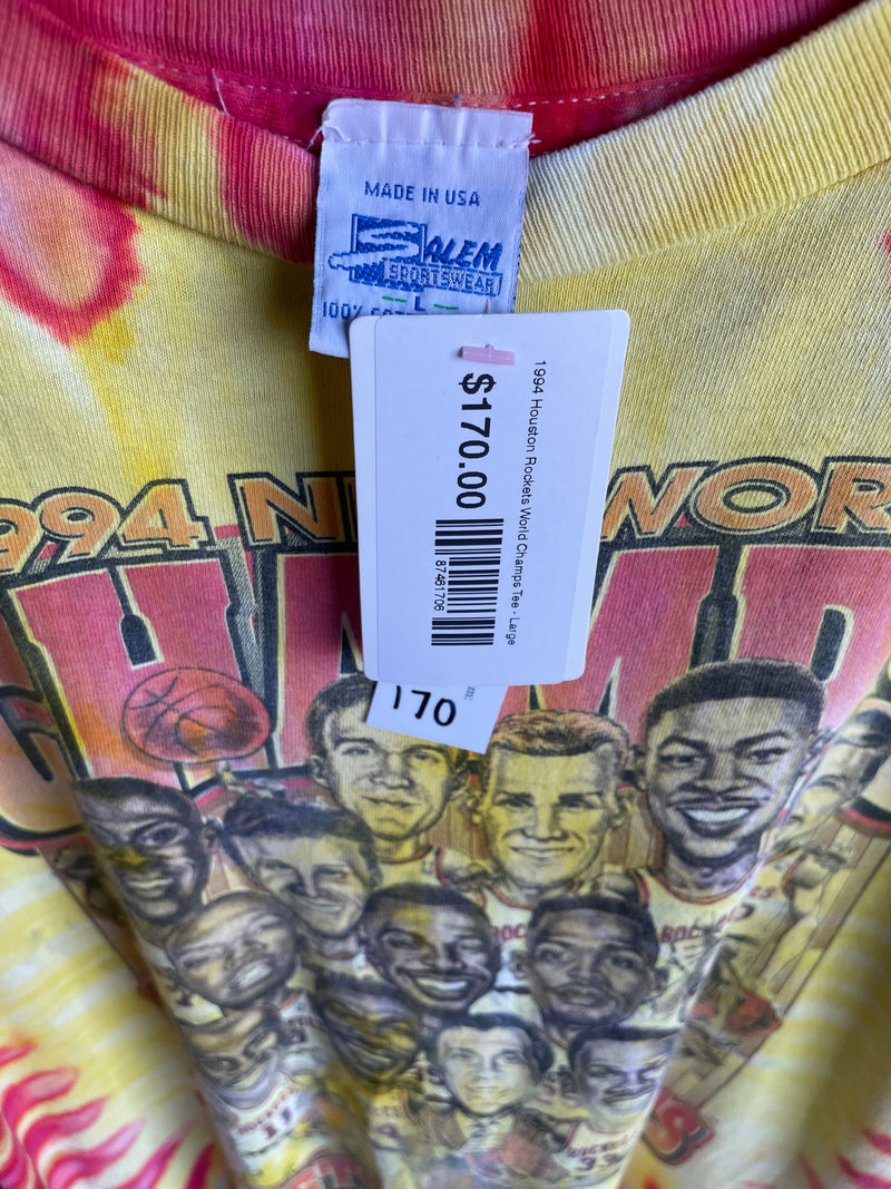 1994 Houston Rockets World Champs Tee