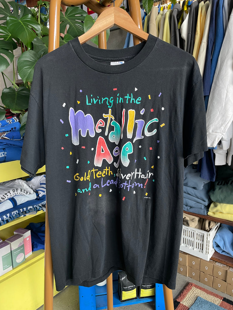 Living in the Metallic Age Tee