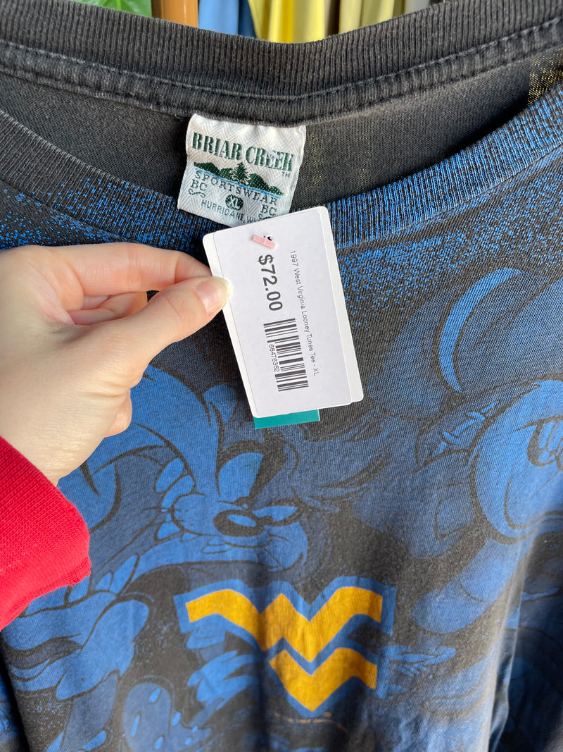 1997 West Virginia Looney Tunes Tee