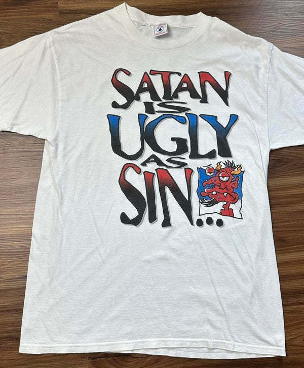 1990’s Satan is Ugly Tee