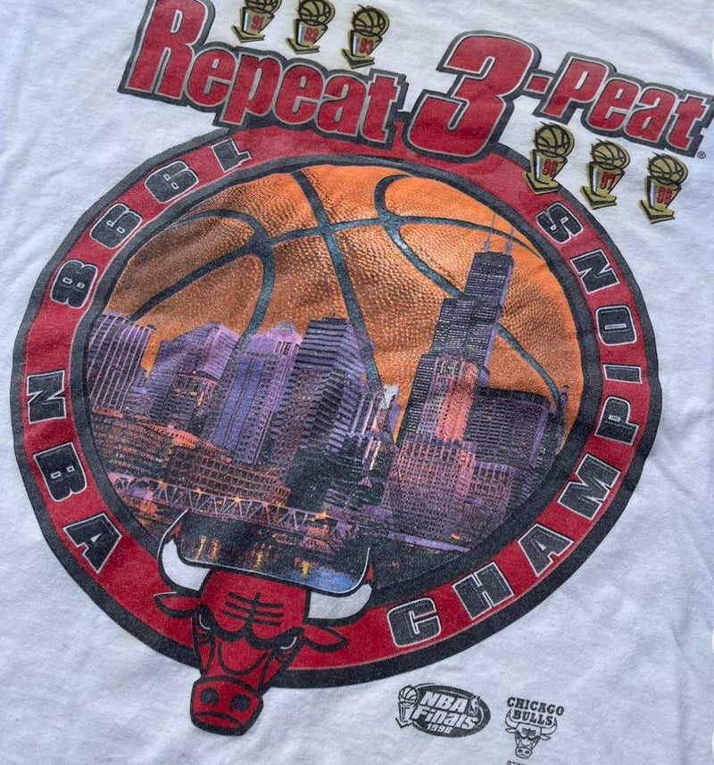 1990’s Chicago Bulls 3 Peat Champs Tee