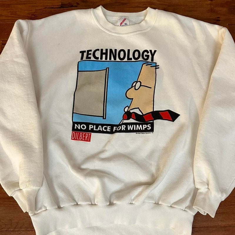 1990’s Dilbert Technology Crewneck