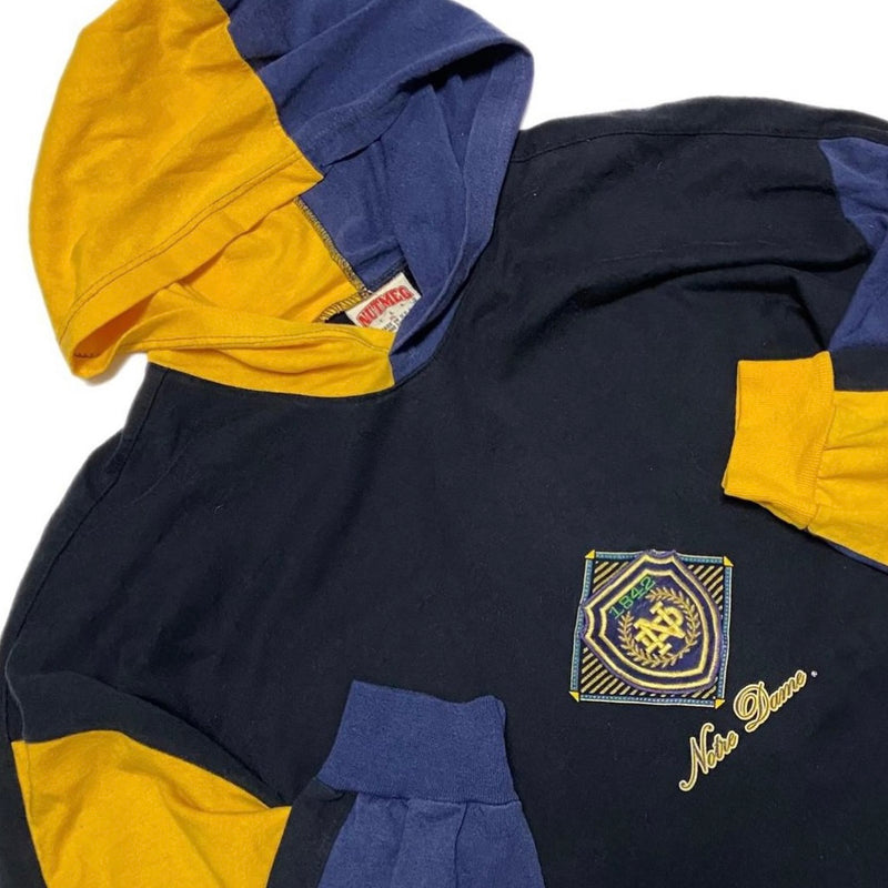 1990’s Notre Dame Colorblock Nutmeg Hoodie
