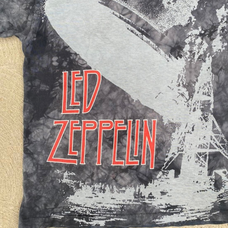 1990’s Led Zeppelin Liquid Blue Tee