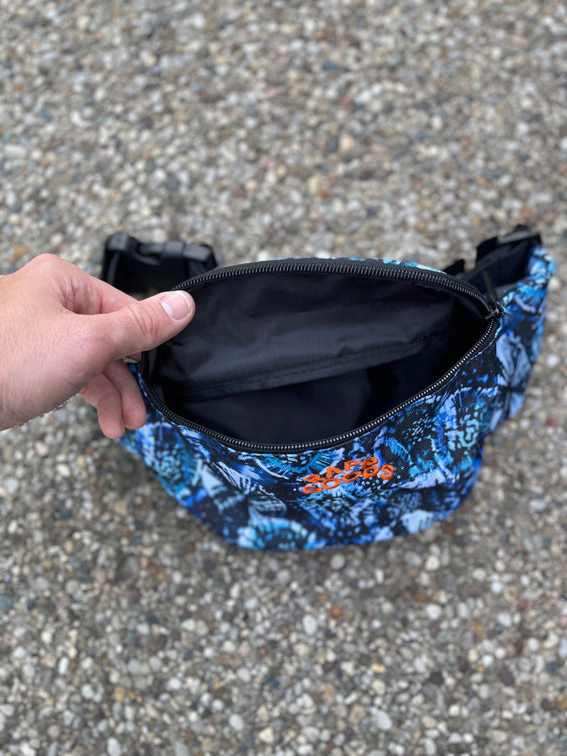 Rapp Goods Embroidered Fanny Pack Blue