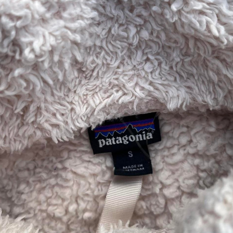 Patagonia Casual Cream Fleece Jacket
