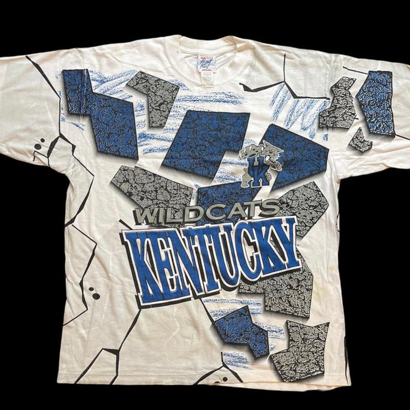 1990’s Kentucky Wildcats All Over Print Tee