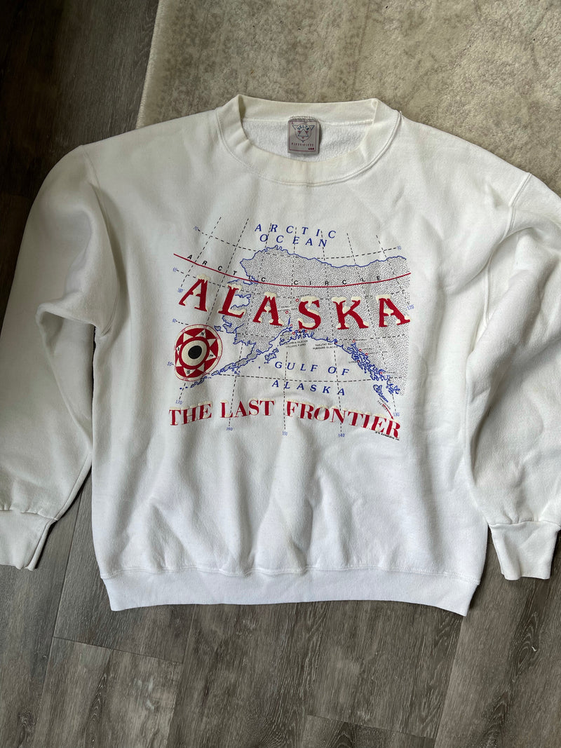 Alaska Last Frontier Vintage Crewneck
