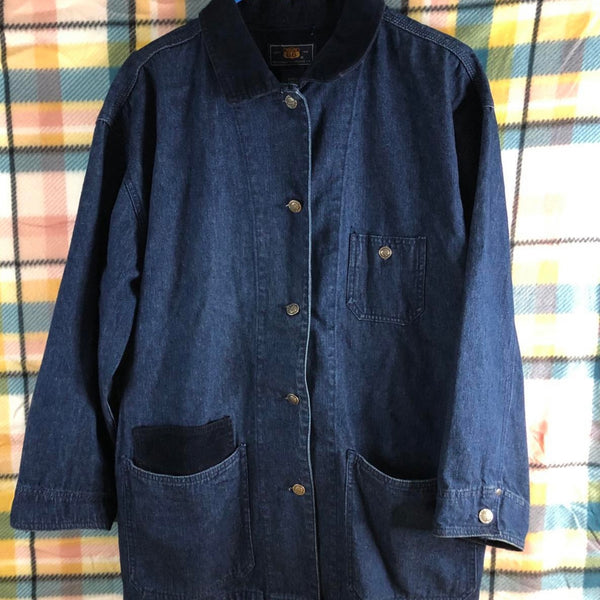 Route 66 Vintage Denim Jean Shirt Jacket