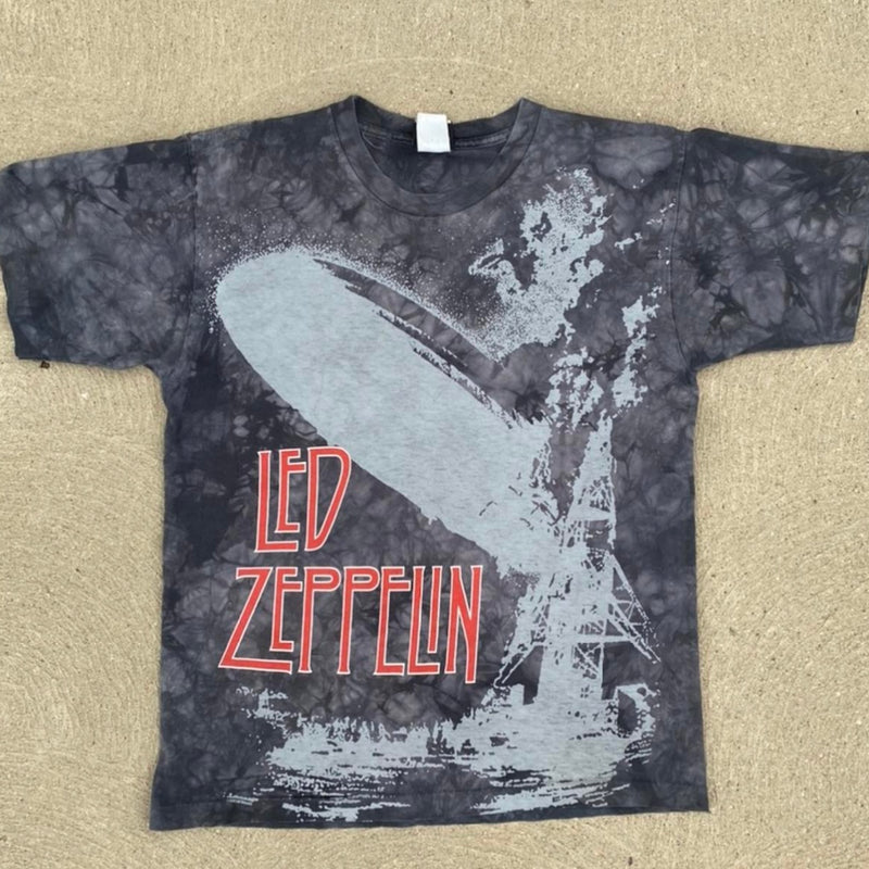 1990’s Led Zeppelin Liquid Blue Tee