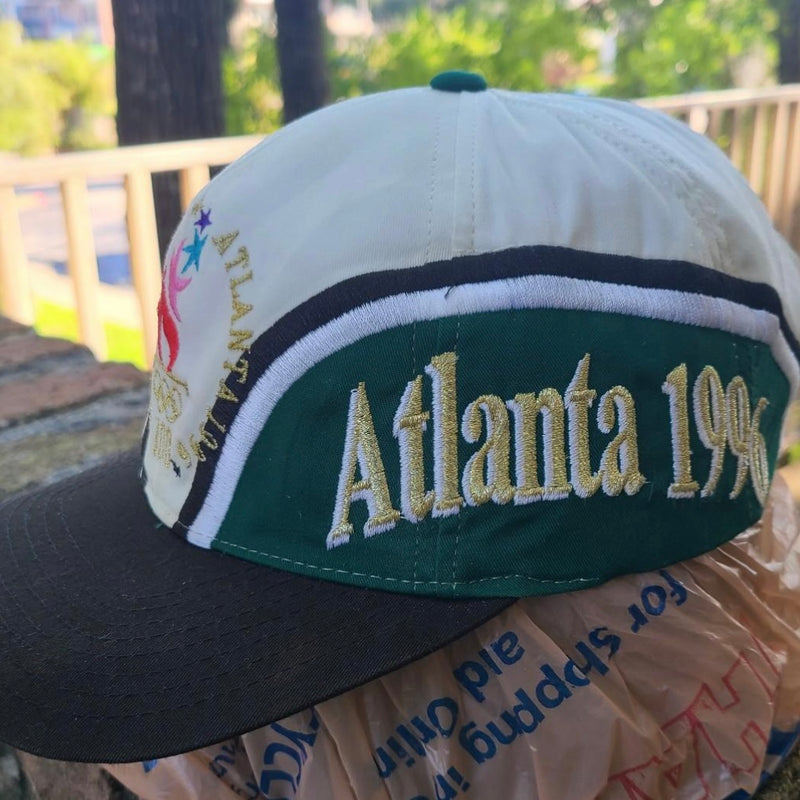 1996 Atlanta Olympics Snapback White+Green