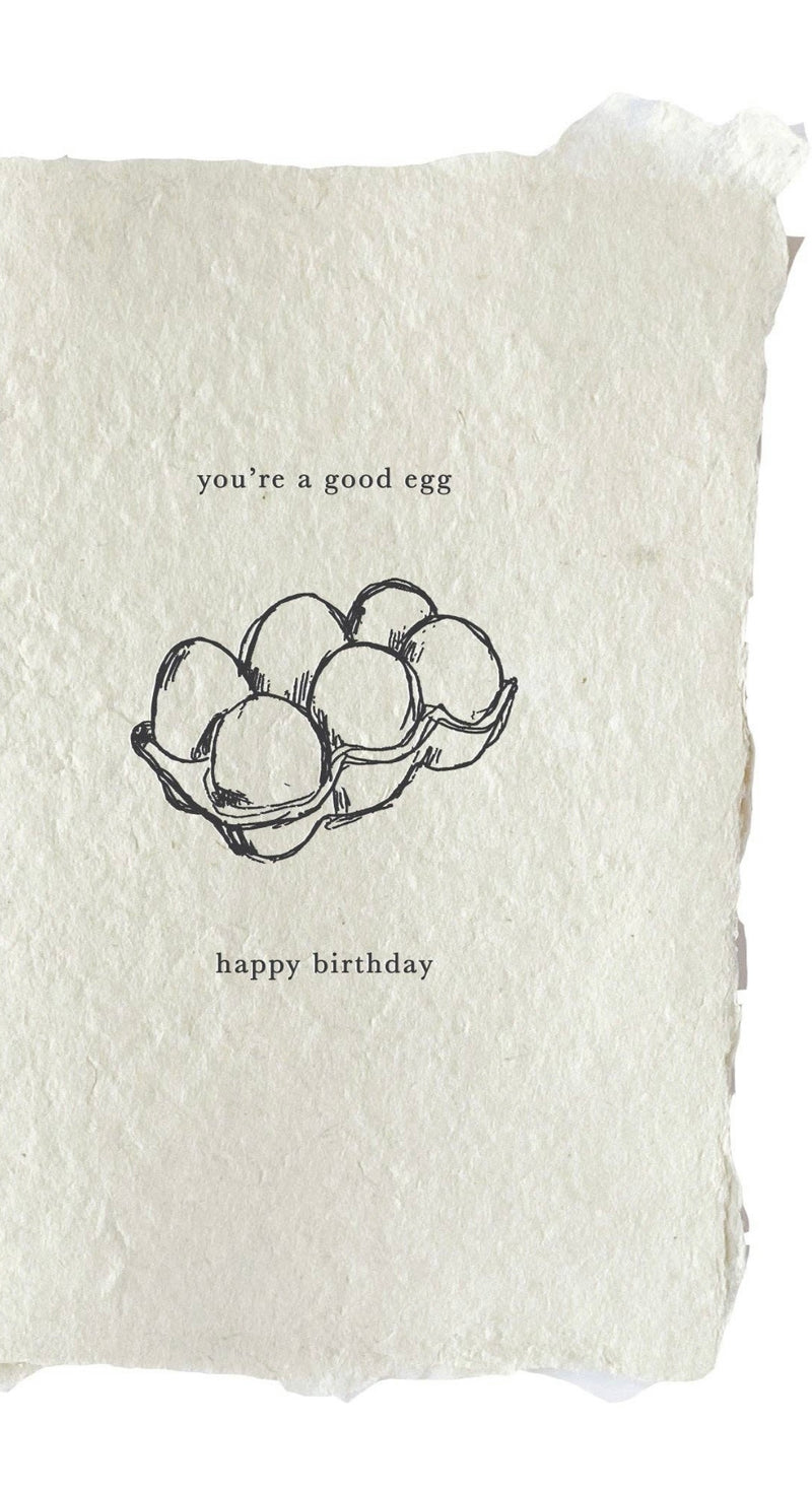 You’re A Good Egg Birthday Card