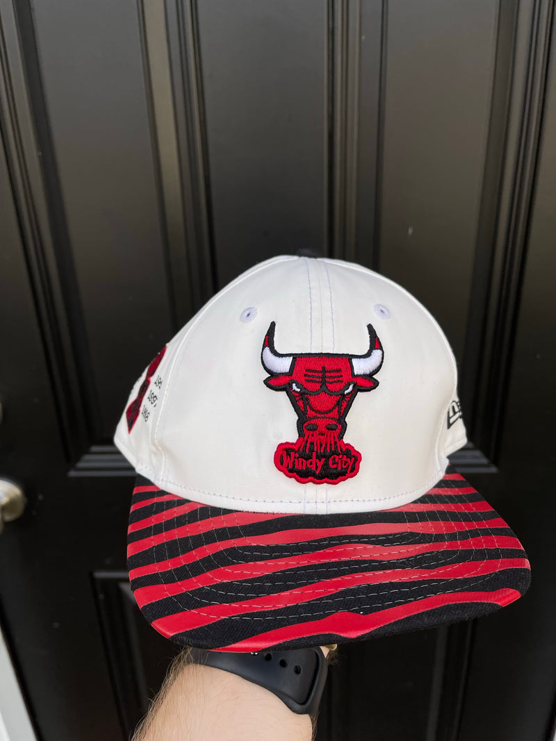 Chicago Bulls Leather Champs Snapback