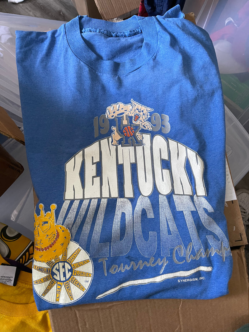 1993 Kentucky Wildcats SEC Tourney Champs Tee