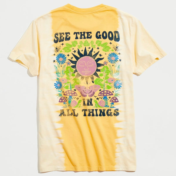 See The Good In All Tie Dye Vintage Style Tee