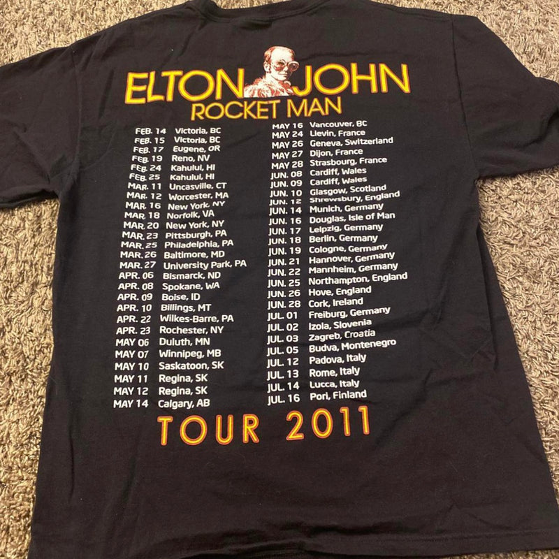 2011 Elton John Tour Tee