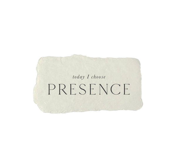 Today I Choose Presence Intention Card