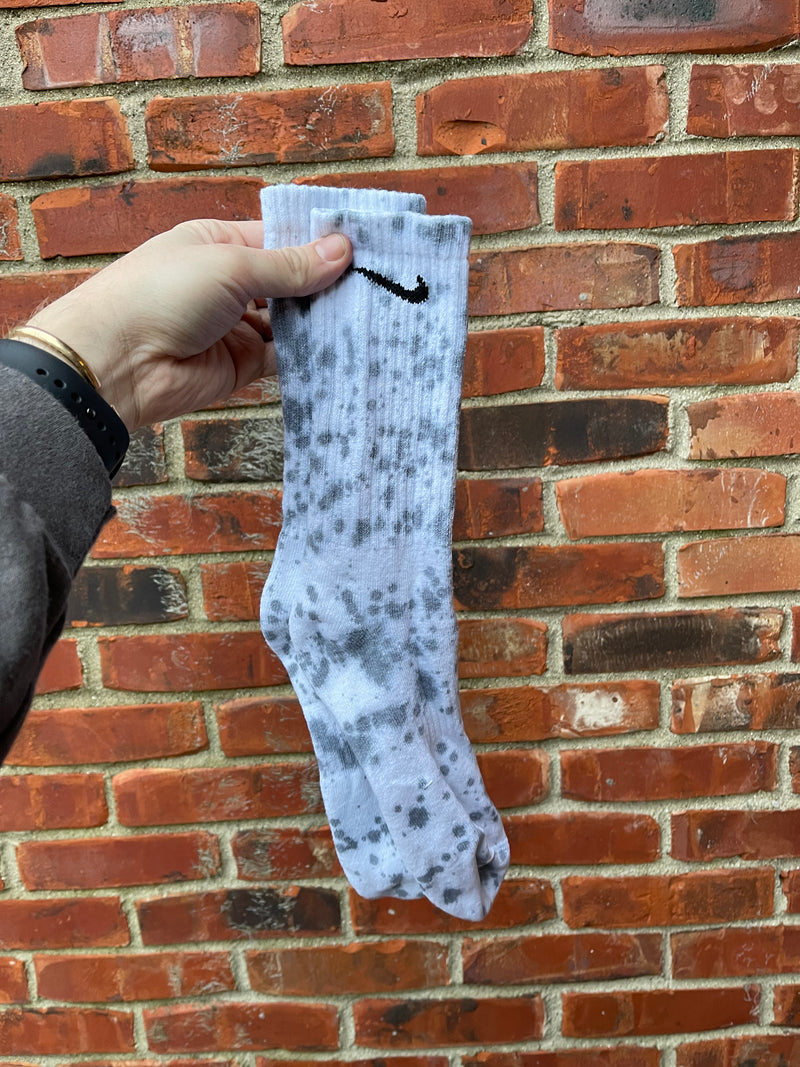 Blue Speckled Nike Dyed Socks