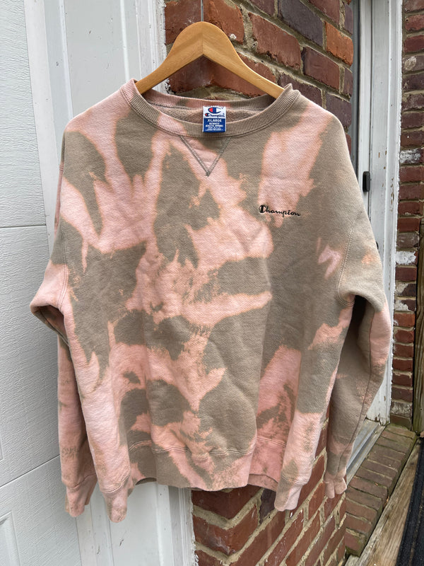 1990’s Champion Vintage Bleach Dyed Crewneck