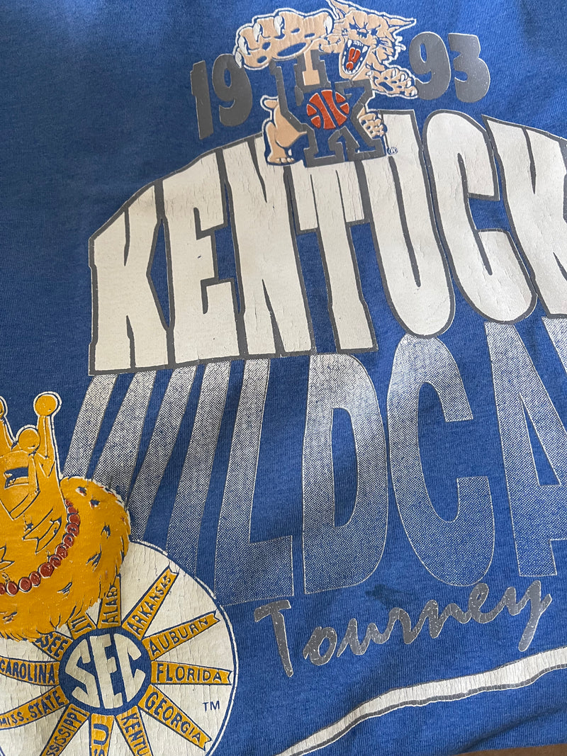 1993 Kentucky Wildcats SEC Tourney Champs Tee