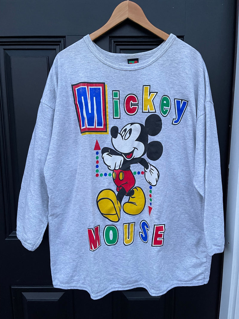 Disney Mickey Mouse Vintage Long Sleeve
