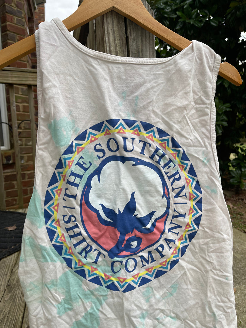 Southern Shirt Company Bleach Dyed Tank