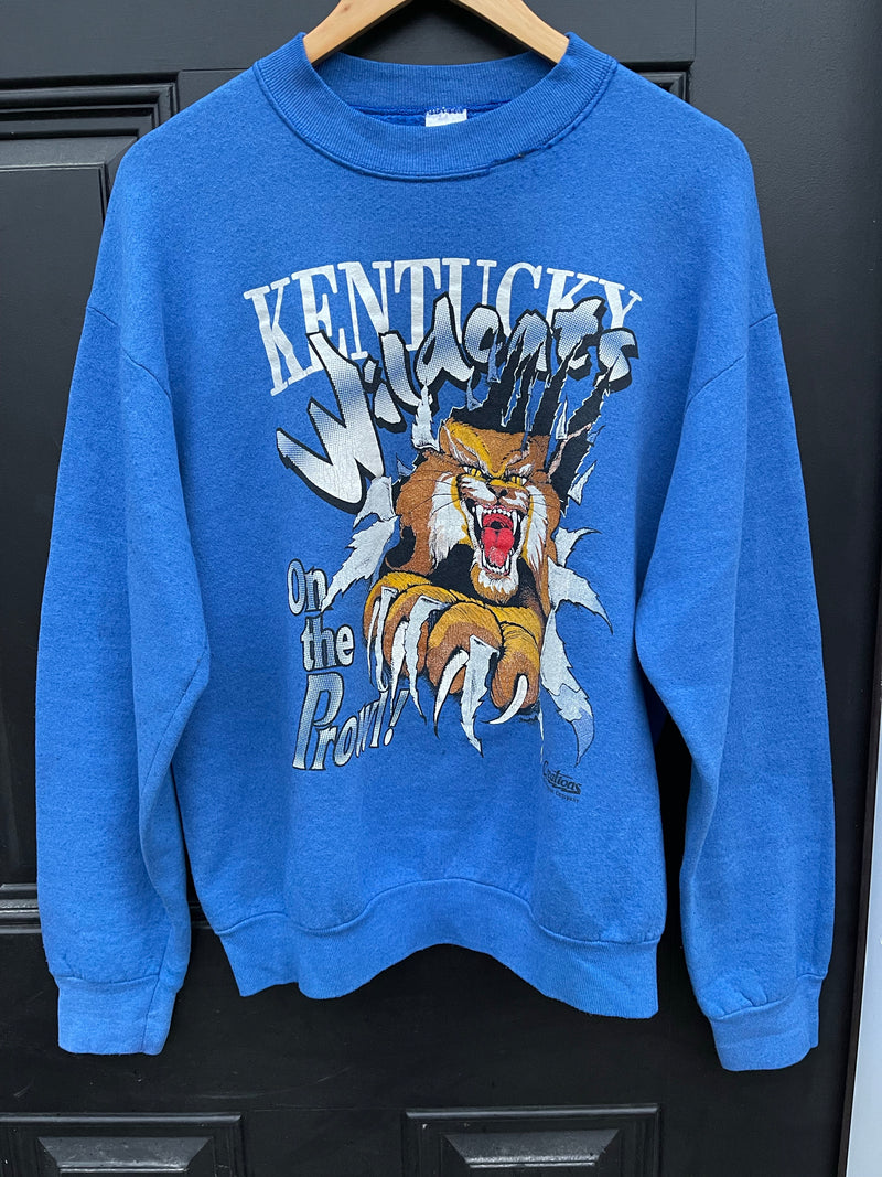 Kentucky Wildcats On The Prowl Vintage Crewneck