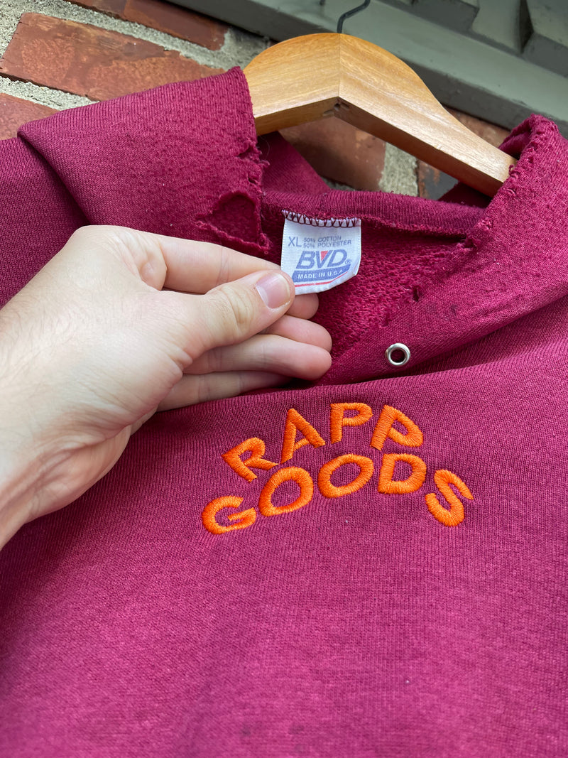 Rapp Goods Embroidered Vintage Hoodie