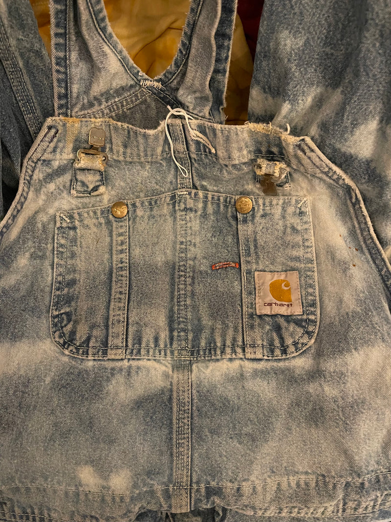 Carhartt Vintage Bleach Dyed Overalls