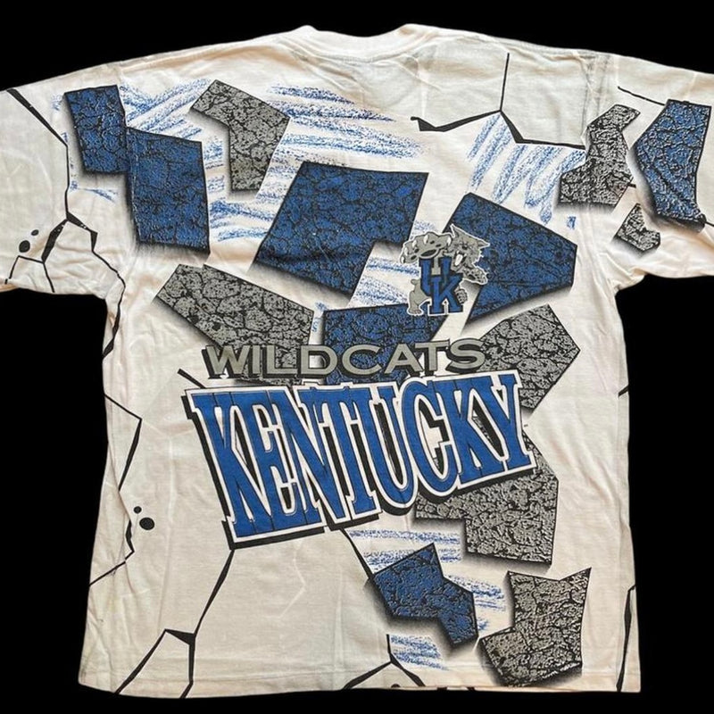 1990’s Kentucky Wildcats All Over Print Tee