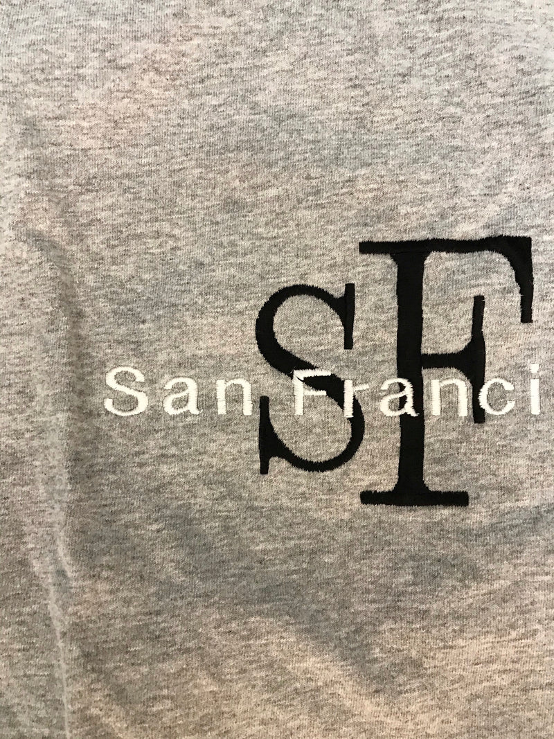 San Fran Embroidered Tee - rapp goods co