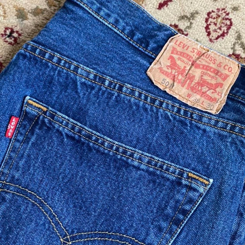 1990’s 501 Dark Wash Levi’s Jeans