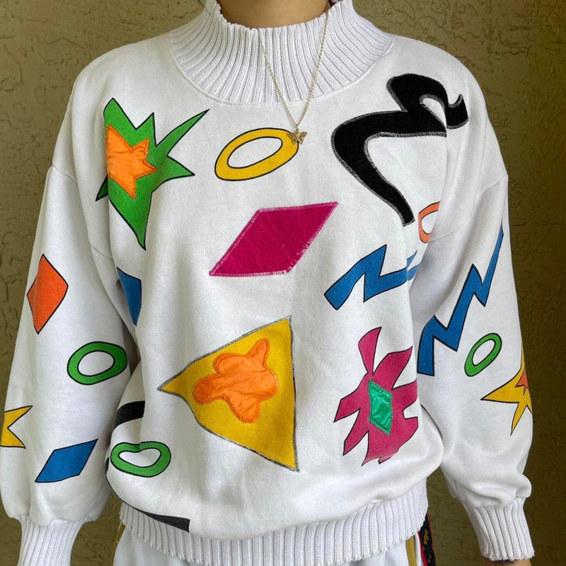 1990’s Multicolor Abstract Sweater