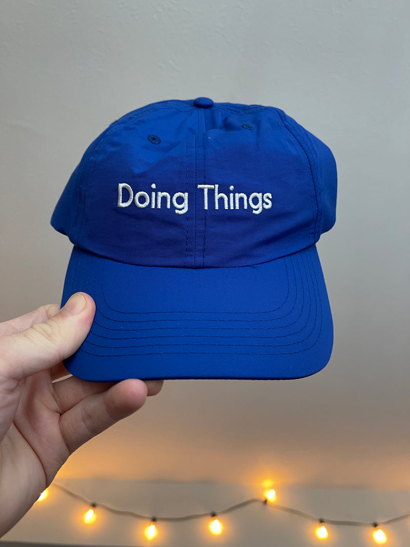 Doing Things Outdoor Voices Velcro Strapback