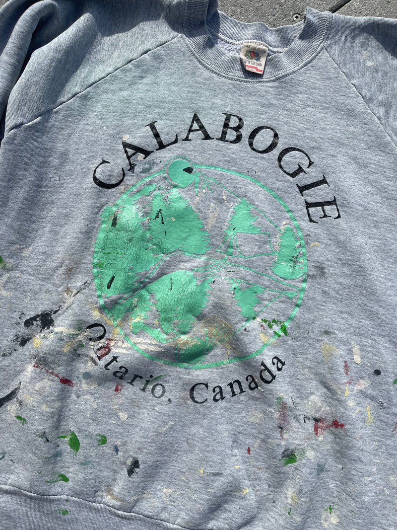 1990’s Ontario Canada Paint-Stained Crewneck