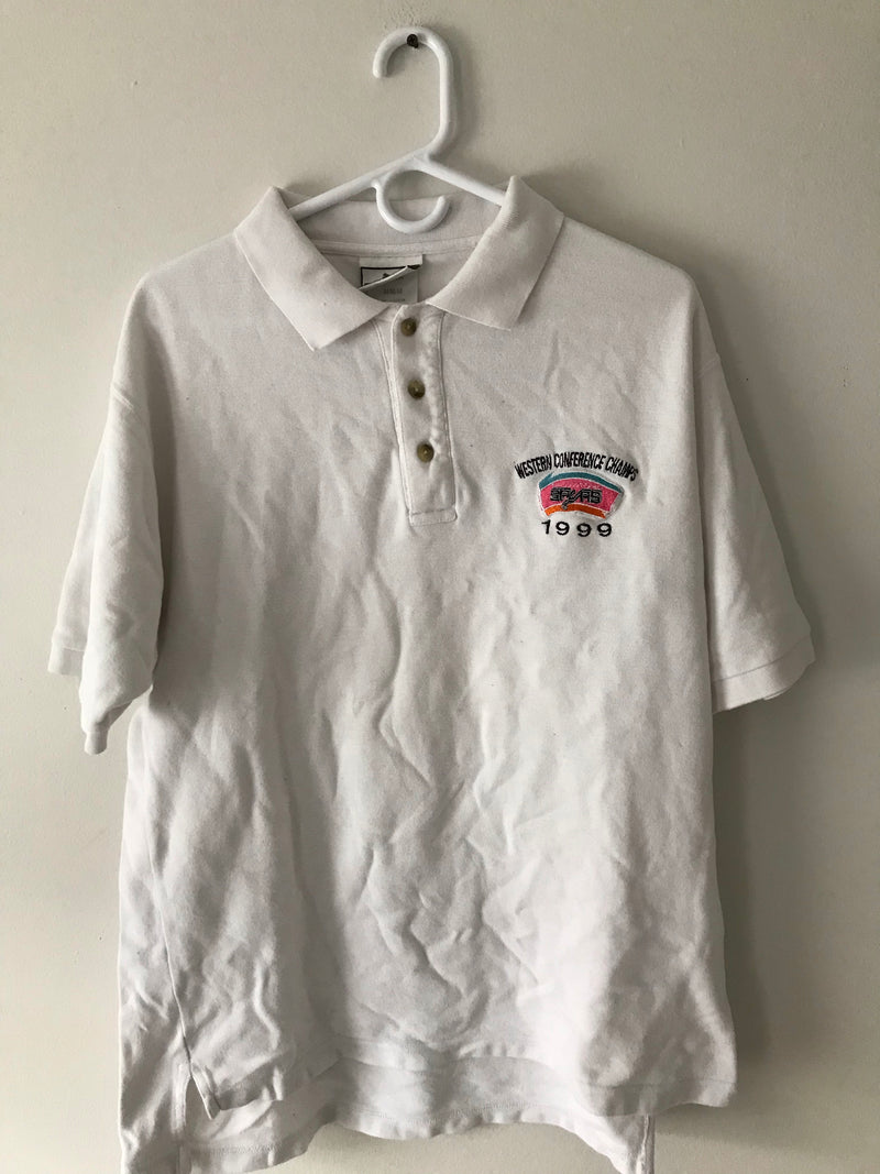 1999 Spurs Western Conference Champs Polo