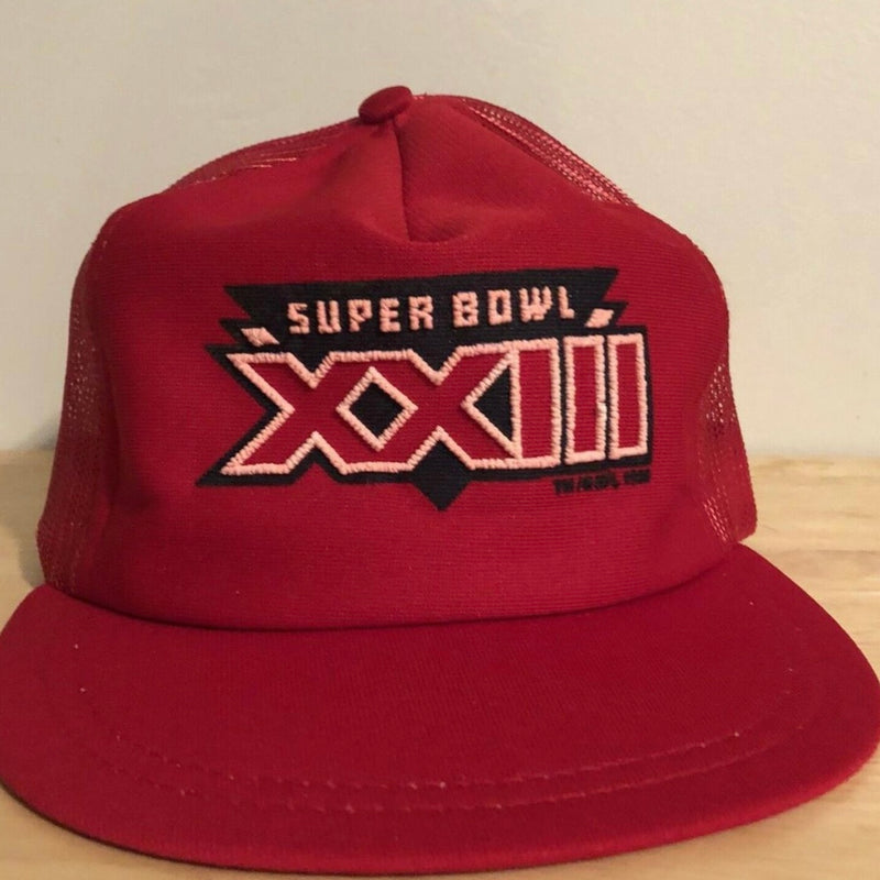 1989 Super Bowl XXIII Mesh Snapback