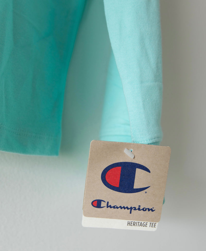 Champion Embroidered Heritage Long Sleeve Tee